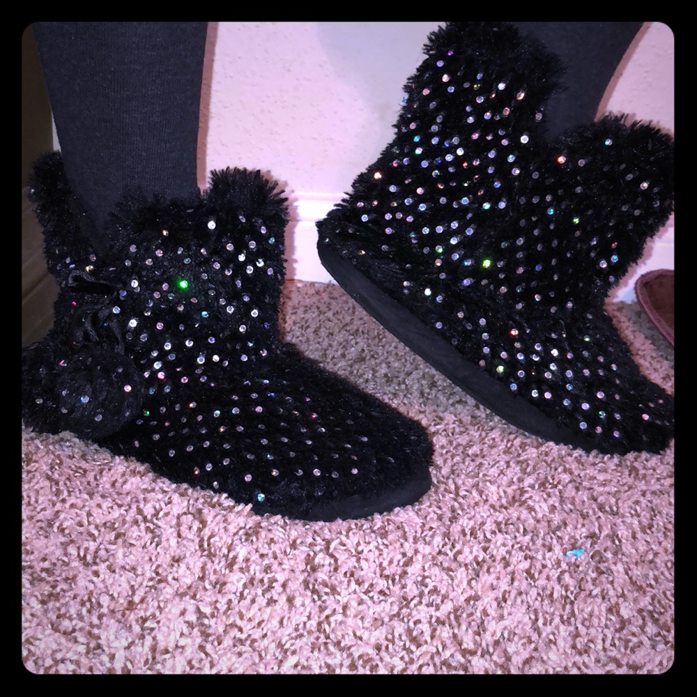 Glitter house boots!!